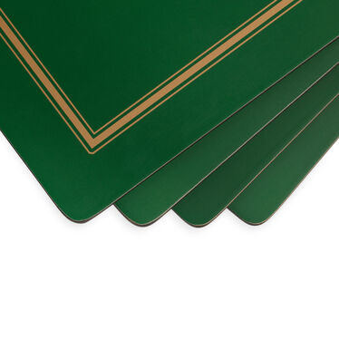 Classic Emerald Set of 4 Large Placemats